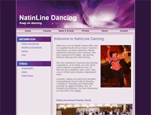 Tablet Screenshot of natinlinedancing.co.za